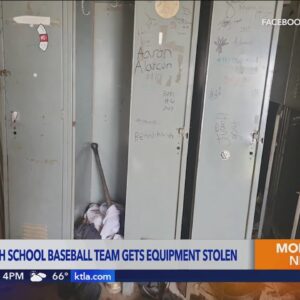 Equipment stolen from Los Amigos High School baseball team