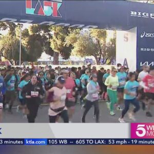 Family-friendly L.A. Big 5K underway ahead of L.A. Marathon
