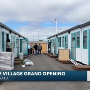 Hope Village homeless shelter in Santa Maria hosts opening ceremony
