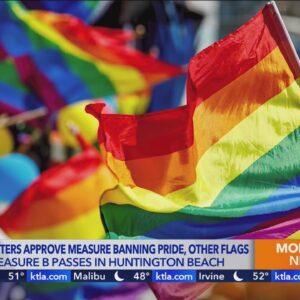 Huntington Beach voters pass ban on Pride, other flags