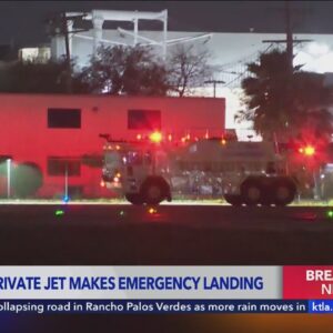 Karol G's private jet makes emergency landing in L.A.