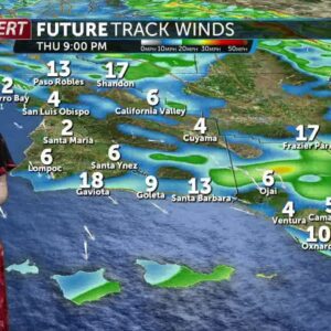 Less wind, but staying mild on Friday