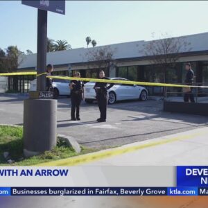 Man shot with an arrow in Echo Park