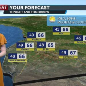 Mild and breezy weather continues into the weekend