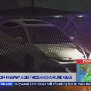 Multiple freeway crashes reported amid rainy Saturday morning