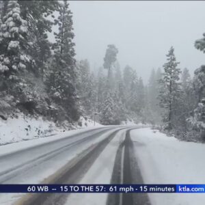 Stretch of I-80 shut down as monster blizzard dumps snow on mountains in California and Nevada