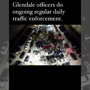 The Glendale Police Department arrested 3 people, and impounded multiple vehicles at large car meet-