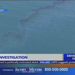 Oil sheen spotted off Huntington Beach after suspected platform spill
