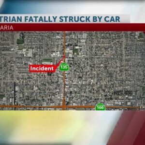 Pedestrian fatally struck in Santa Maria