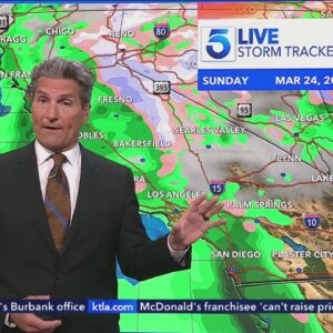 Rain, cold temperatures return to Southern California this weekend