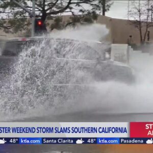 Heavy rainstorm, snow slams Southern California, creating dangerous conditions