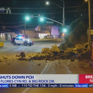 Rockslide closes PCH in both directions through Malibu