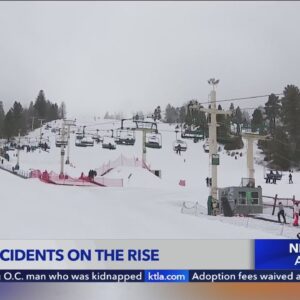 Skiing and snowboarding accidents on California slopes are surging