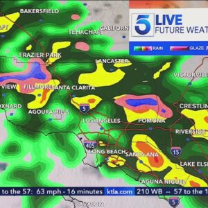 Strong thunderstorms, tornado possible during Southern California storm