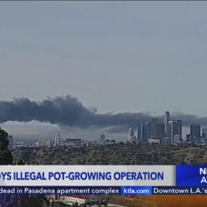 Firefighters injured fighting blast at downtown Los Angeles cannabis operation