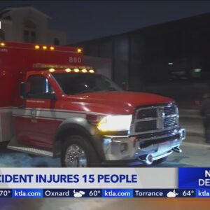 15 hurt in Universal Studios tram crash