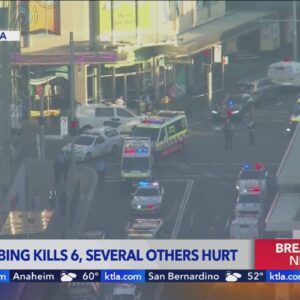 6 stabbed to death at mall in Australia; suspect dead