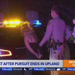 Woman arrested after high-speed pursuit through multiple Southern California counties 