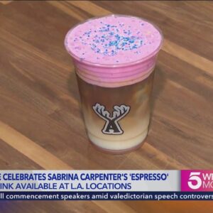Alfred Coffee celebrates release of Sabrina Carpenter's new single