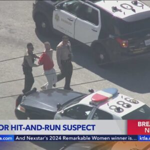 Authorities chase down driver who allegedly struck deputy, car with van
