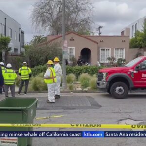 City crews remove mountains of debris from Los Angeles 'trash house'