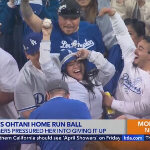 Controversy surrounds Ohtani's 1st Dodgers home run