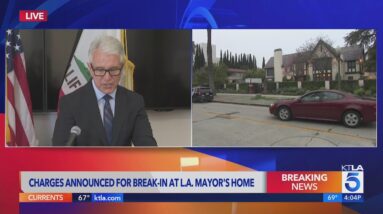 District Attorney announces charges in break-in at L.A. Mayor Karen Bass' home