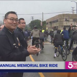 LAPD hosts 4th annual Memorial Bike Ride to honor fallen first responders