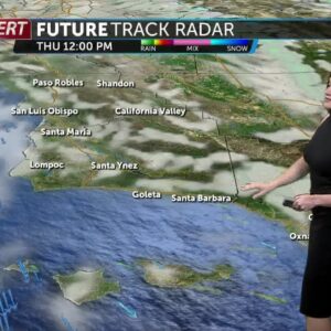 Disorganized clouds & very cool temperatures Wednesday, April 24th