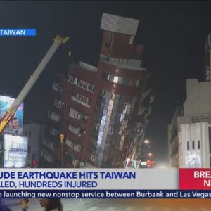 Strongest earthquake in 25 years rocks Taiwan, killing 9 people and trapping 70 workers in quarries