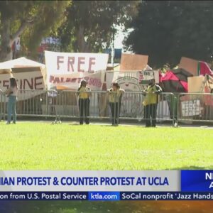 UCLA releases statement after 'violence' amid protests of the Israel-Hamas war
