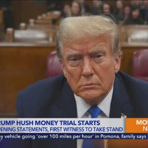 Opening statements in Donald Trump's hush money trial officially underway