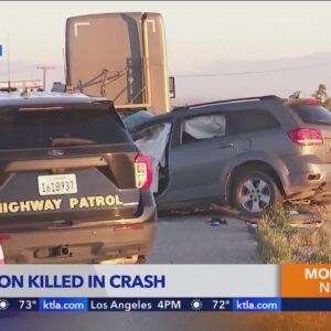 Driver killed in 2nd deadly crash on SR-138 in Antelope Valley in 10 hours