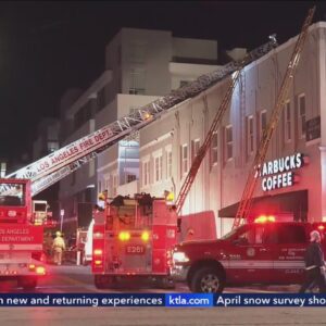 Explosion reported at Hollywood strip mall