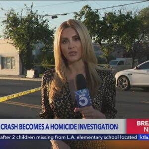 Fatal car crash now investigated a homicide