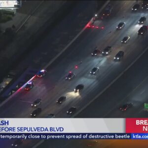 Fatality investigation shuts down multiple lanes of 405 Freeway  