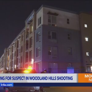 Gunman on the loose after shooting in Woodland Hills