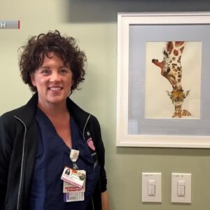 Marian Regional Medical Center employee creates paintings for patients and their families