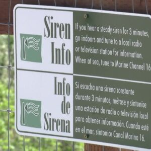New signs providing information about emergency sirens posted in SLO County