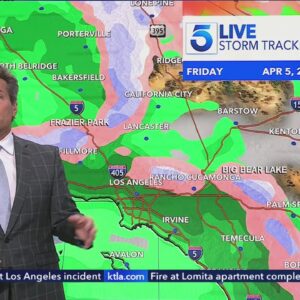 Late-week storm to bring more rain, snow to SoCal