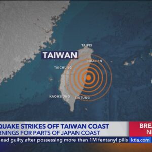 Massive 7.4 magnitude quake hits off Taiwan coast