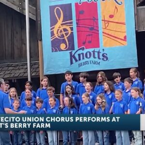Montecito Union School Chorus performs at Knott's Berry Farm