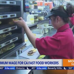 New California $20 minimum wage for fast food workers begins