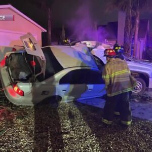Single car crashes into home at 130 Foothill in San Luis Obispo Thursday