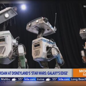 Free-roaming droids make appearances at Star Wars: Galaxy’s Edge in Disneyland
