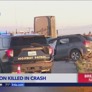 6 people dead after driver killed in 2nd crash on SR-138 in Antelope Valley