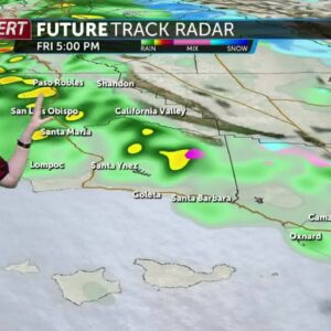 Rain will arrive midday on Friday and last through the weekend