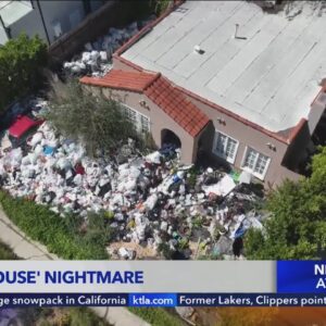 Residents call for action over Los Angeles 'trash house'