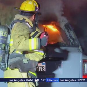Rolls Royce, Bentley destroyed in Hollywood Hills West fire