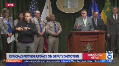 Sheriff Luna announces arrest in deputy's shooting